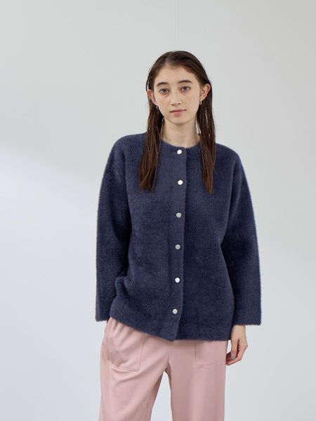 フェレットタッチWフェイスニットジャケット≪手洗い可能≫