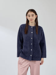 フェレットタッチWフェイスニットジャケット≪手洗い可能≫