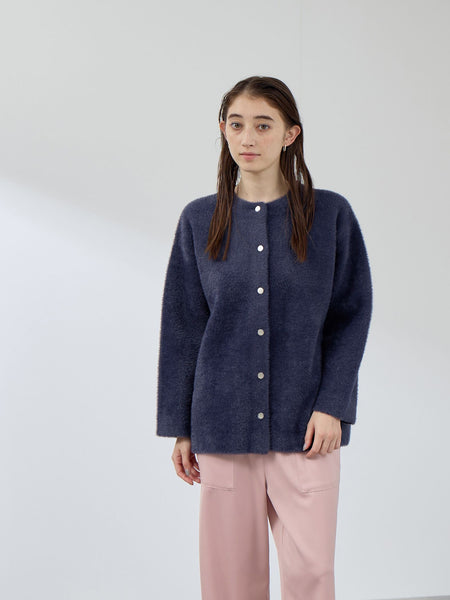 フェレットタッチWフェイスニットジャケット≪手洗い可能≫