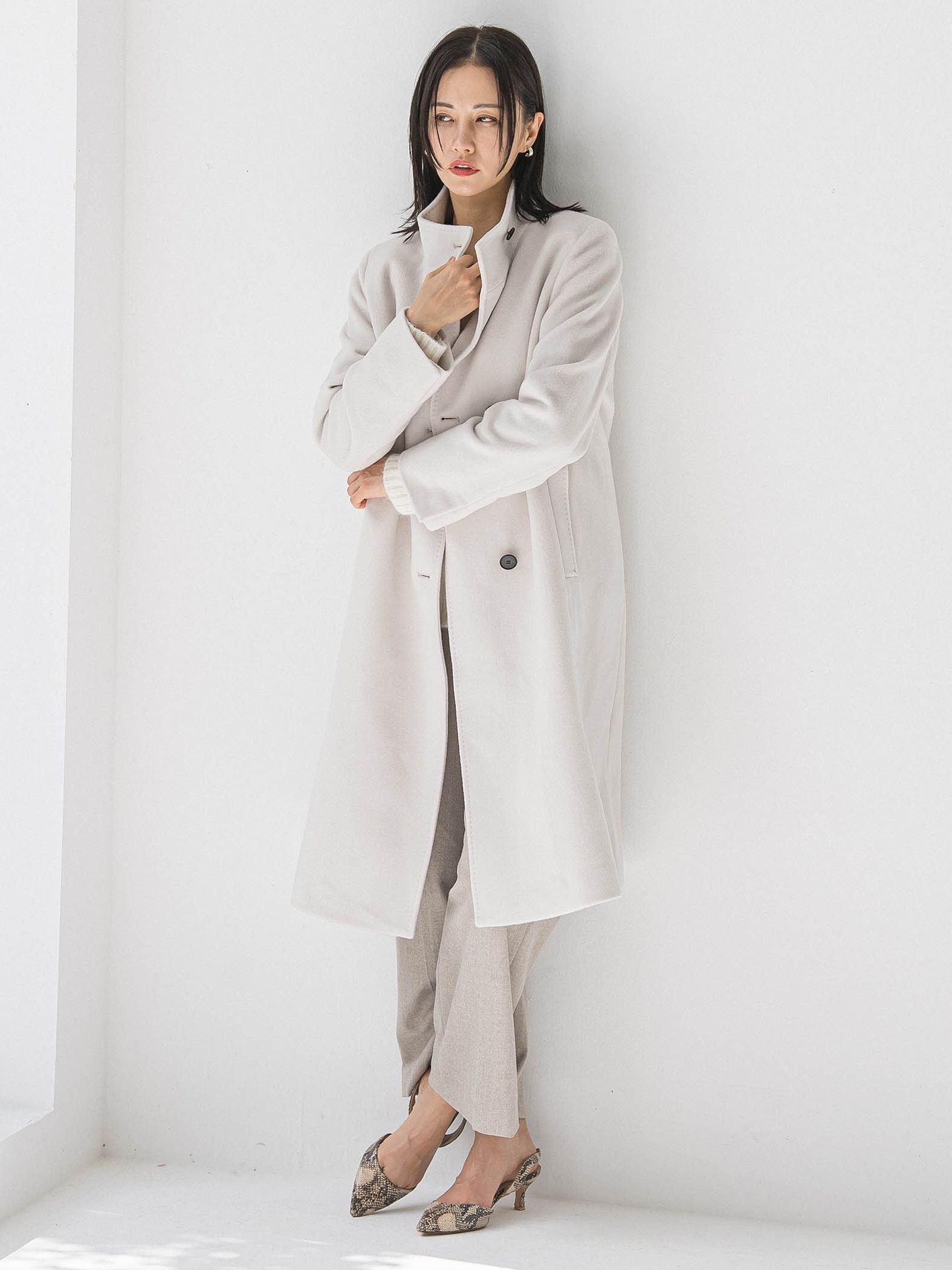 【カタログ掲載】プレミアムウールカシミヤロングコート