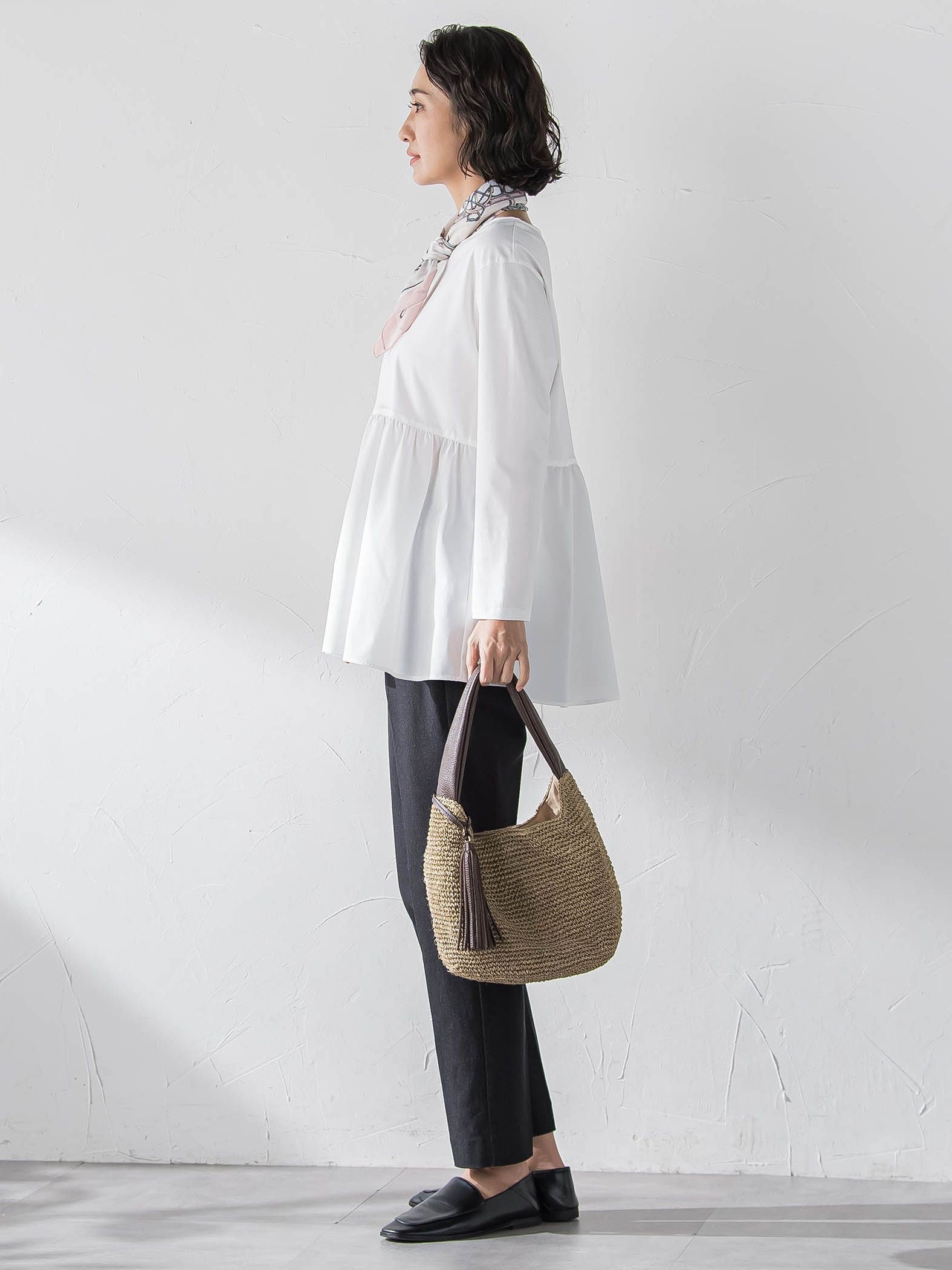 タッセル柄スカーフ