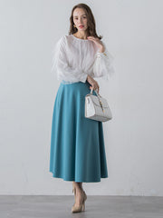 メルトンサーキュラースカート