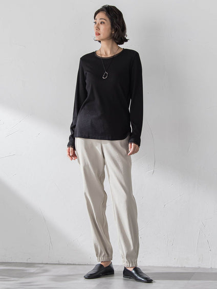 ラメテレコカットソー