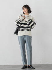 【大きいサイズ】<極>”ラクきれい”裏起毛ジョグパン