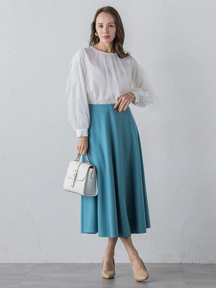 メルトンサーキュラースカート