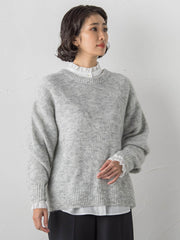 モヘヤスパンコールニット