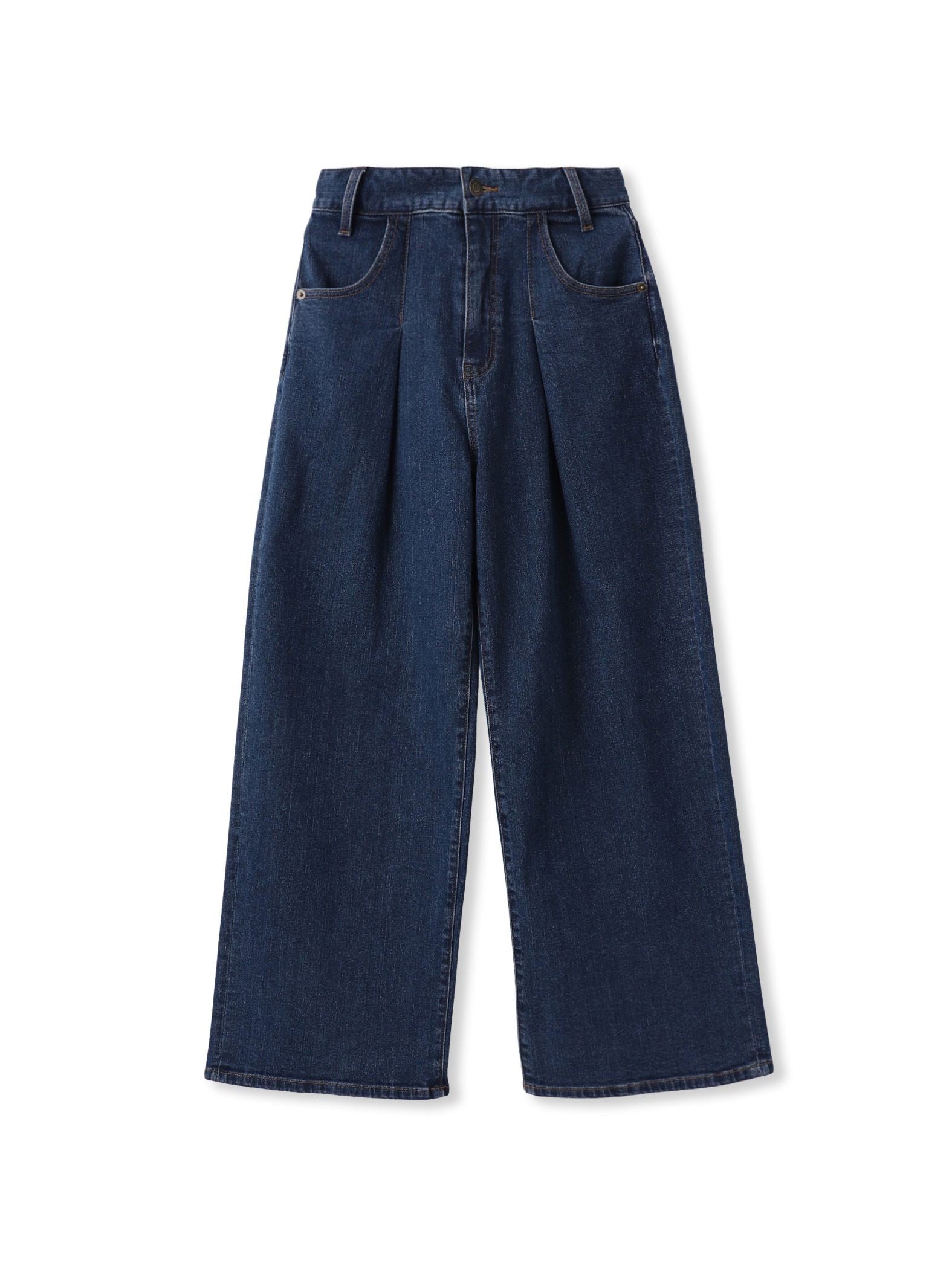 【WEB限定】365デニムパンツ ワイドシルエット≪洗える≫