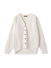 Vネックカーディガン