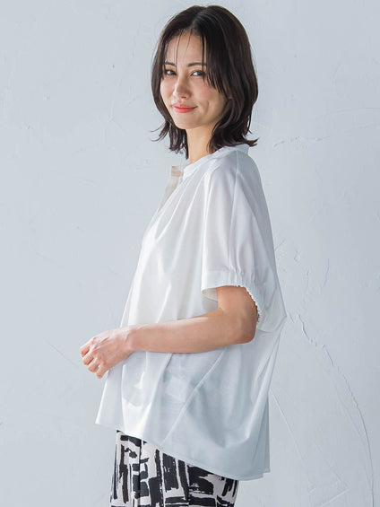 ライクアウーヴンスキッパーカットソー≪洗濯機で洗える≫