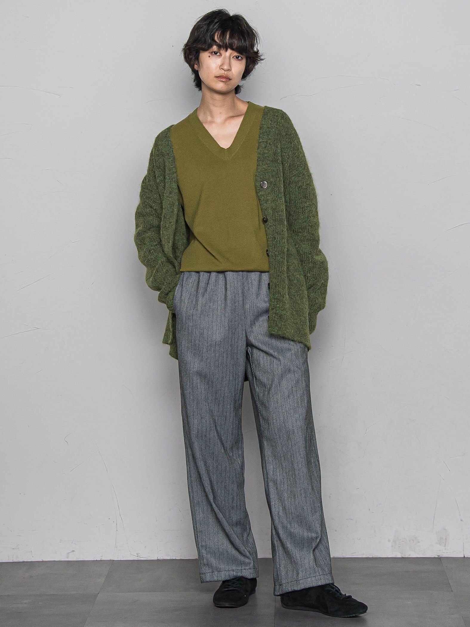 フラッフィーVネックニットカーディガン≪手洗い可能≫