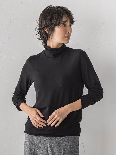 【大きいサイズ/受注会限定】カシミヤシルクシアージャージカットソー