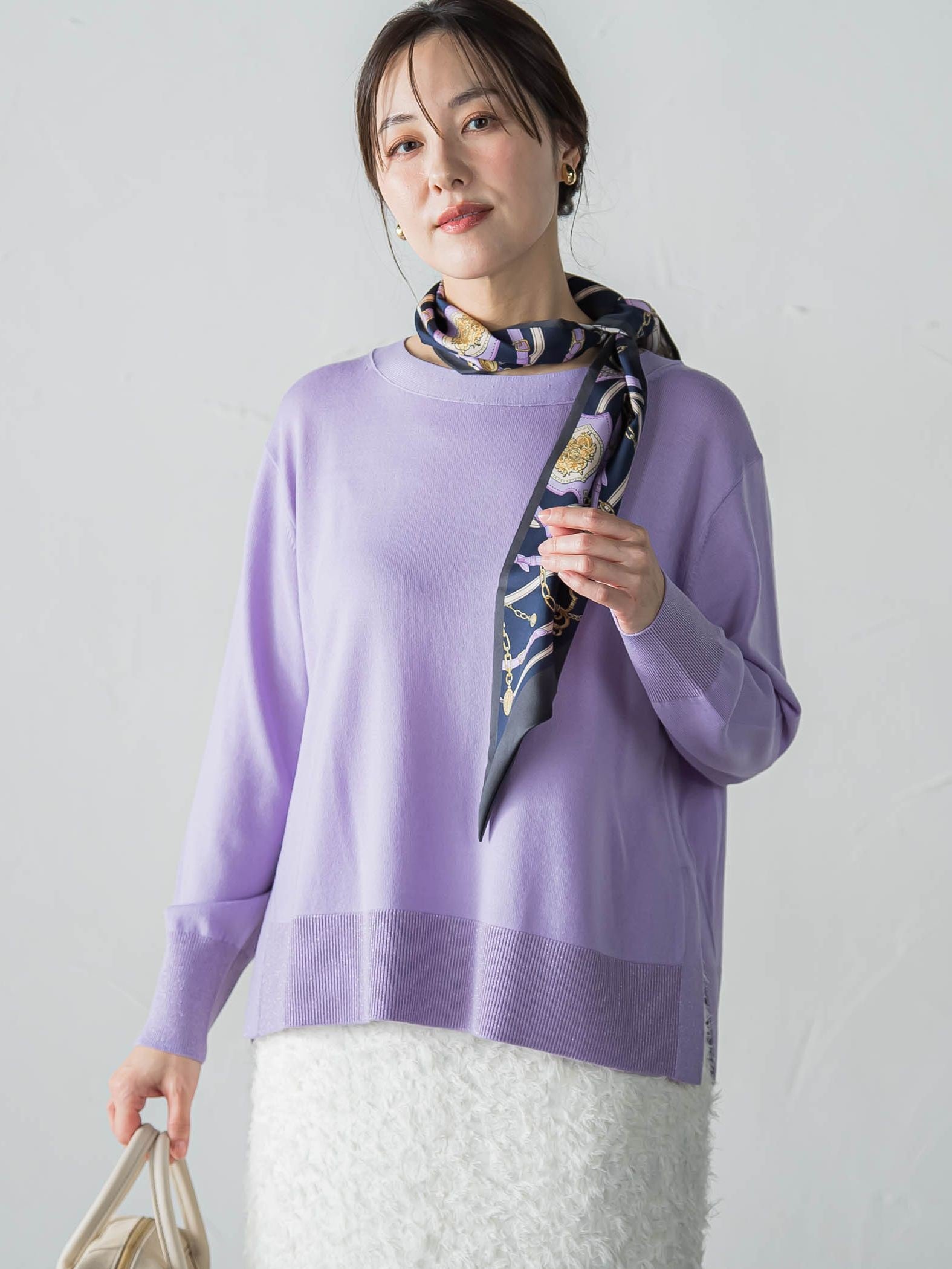 ANGELINAリブスリーブニット≪WEB限定11号/洗える≫