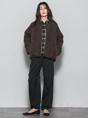 ドロストクロップドシャツ≪洗濯機で洗える≫