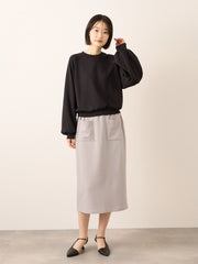 《予約販売》【ふんわり、きちんと。】ライトダンボールスカート≪手洗い可能≫