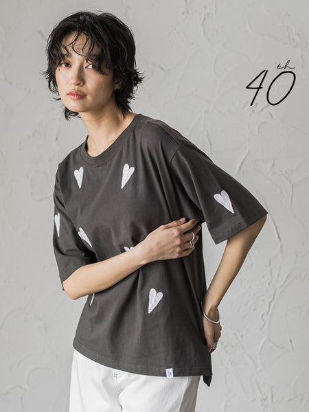 【40周年限定】LOVE刺繍ルーズTシャツ