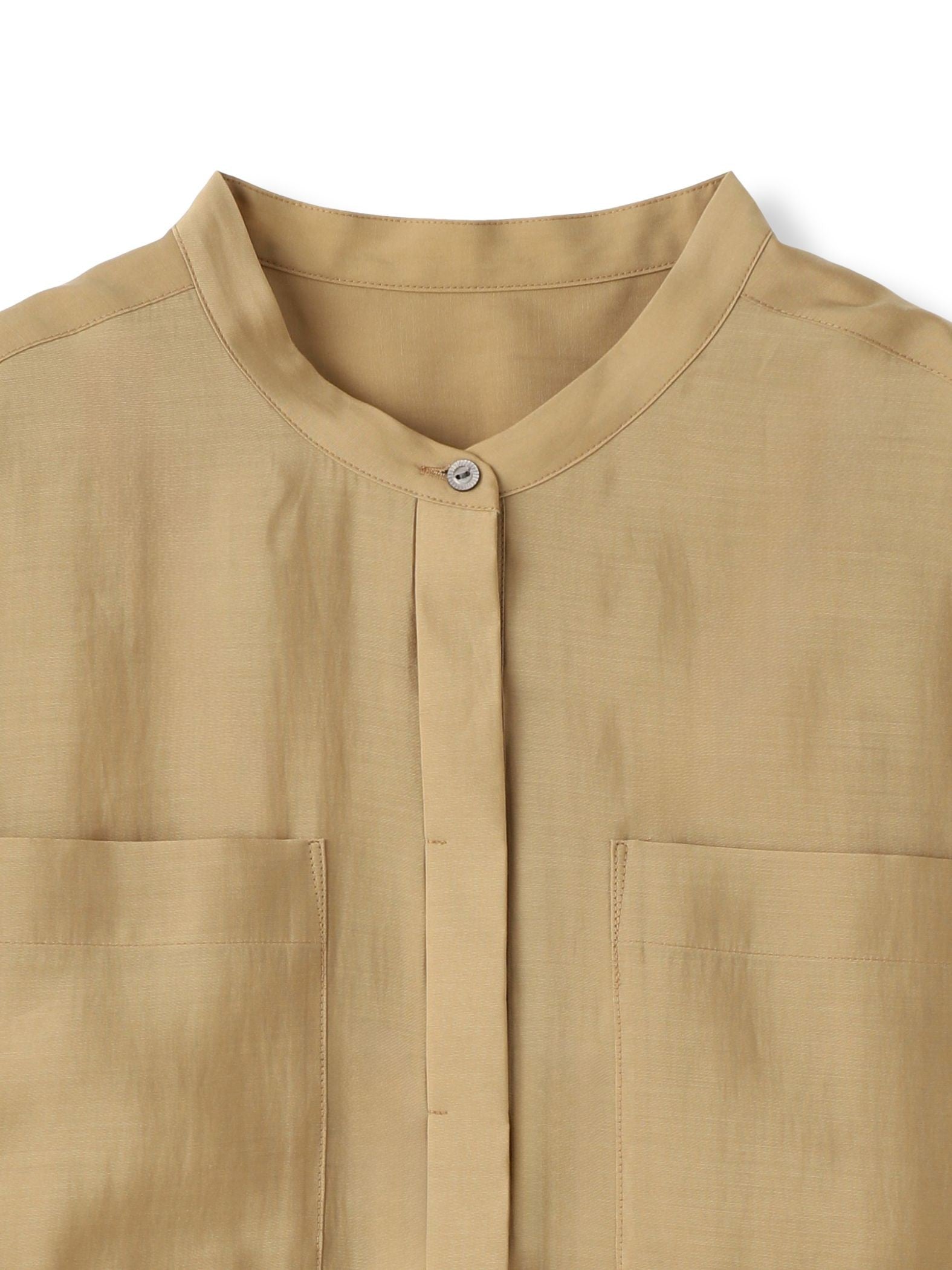 ハシゴレースシアーブロードブラウス