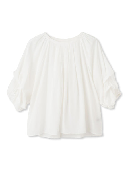 ホイップタックスリーブブラウス