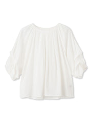 ホイップタックスリーブブラウス