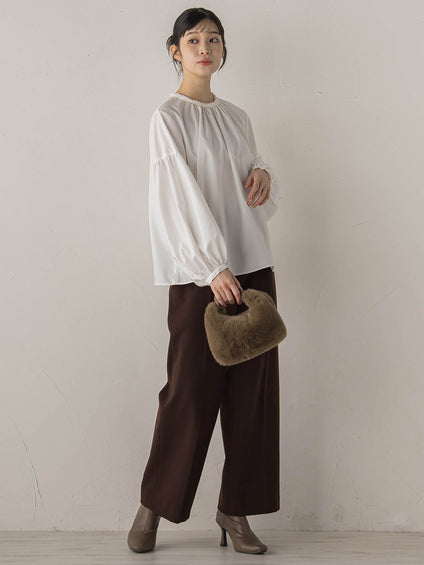 ブレードブラウス≪洗濯機で洗える≫