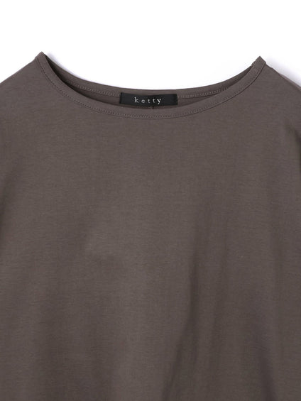 《予約》【機能するミニマル服】ポンチョTシャツ 《UVカット》