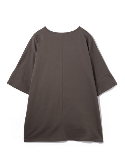 《予約》【機能するミニマル服】ポンチョTシャツ 《UVカット》