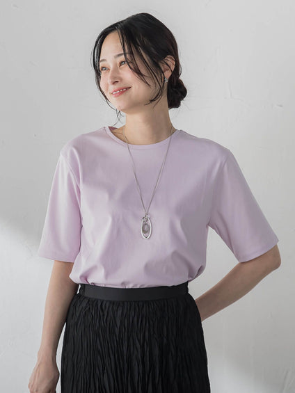 汗ジミ軽減カットソー