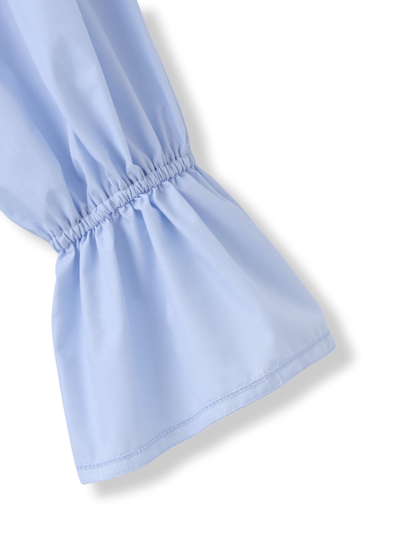 襟フリルブラウス≪洗濯機で洗える≫