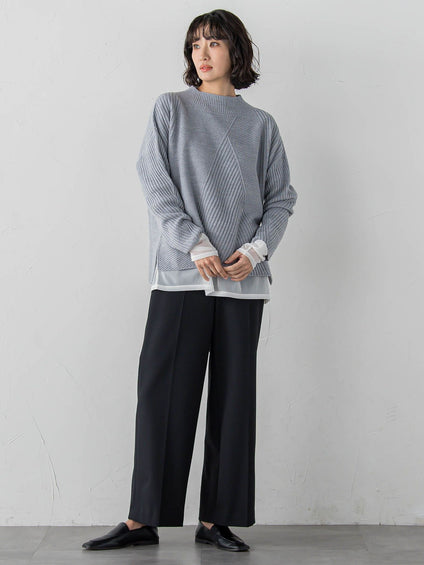 【大きいサイズ】【biyori】ピクシエスタワイドパンツ