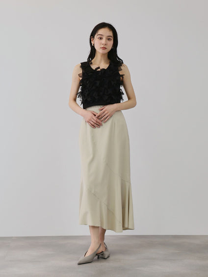 デシンバイアスマーメイドスカート