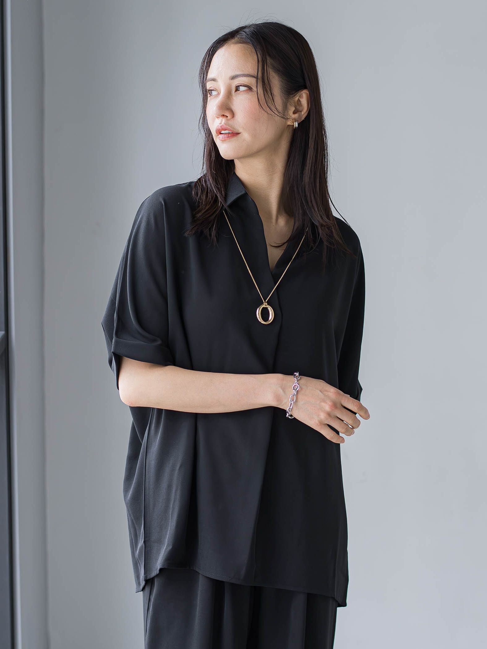 【WEB限定】クールアップブラウス≪セット着用可≫