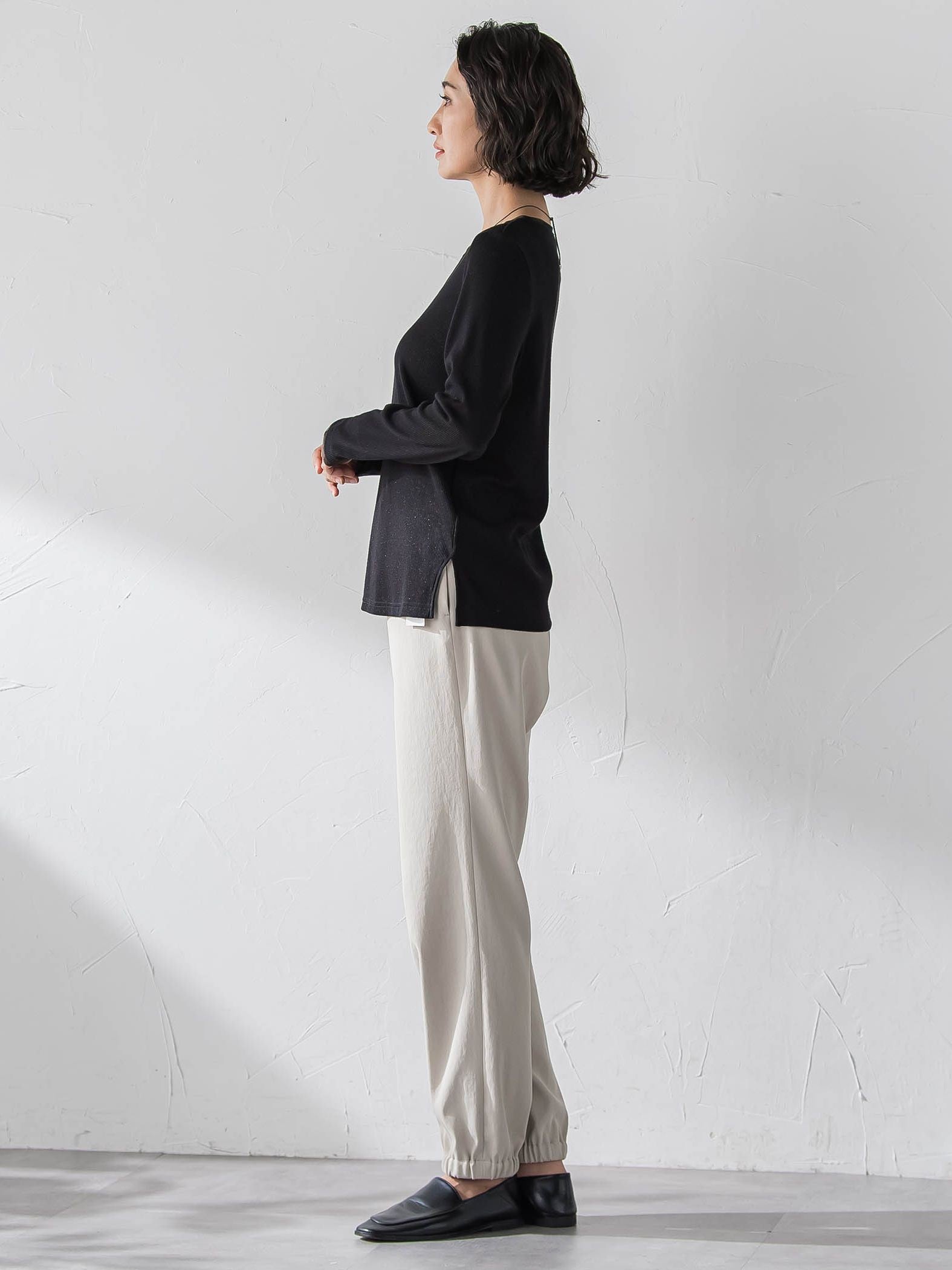 ラメテレコカットソー