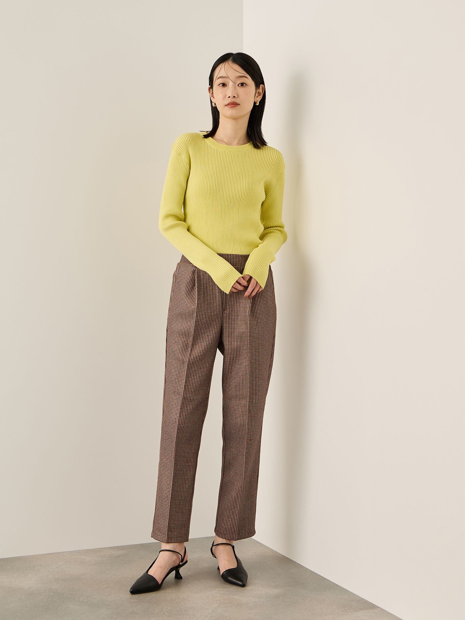 ブラッシュバックストレッチイージーパンツ≪洗濯機で洗える≫