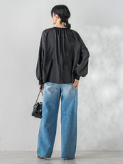 ブレードブラウス≪洗濯機で洗える≫