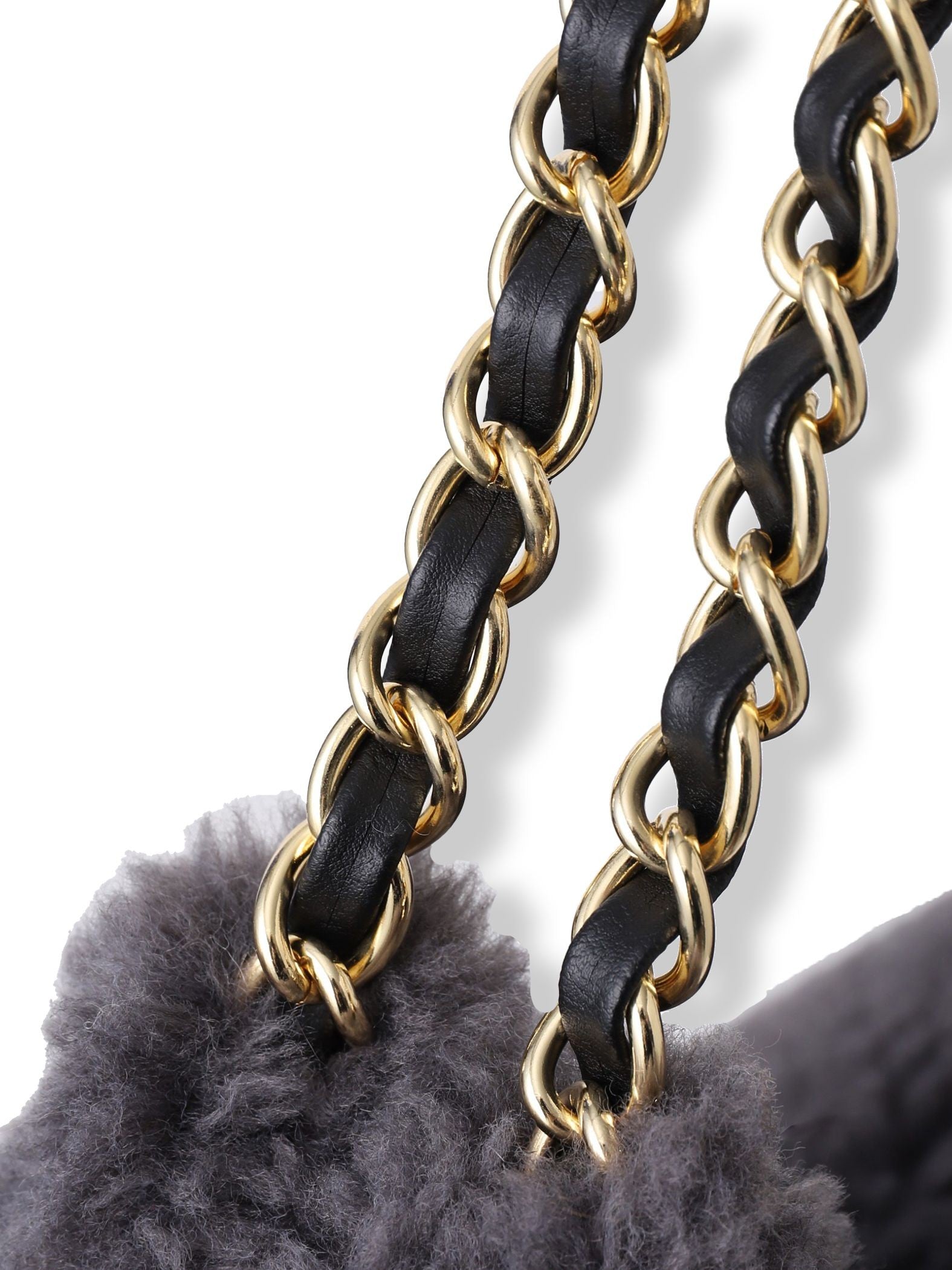 【WEB限定】【VIOLAd'ORO】エコムートン チェーンショルダートートM ELMO / V-8680