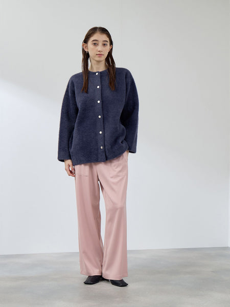 フェレットタッチWフェイスニットジャケット≪手洗い可能≫