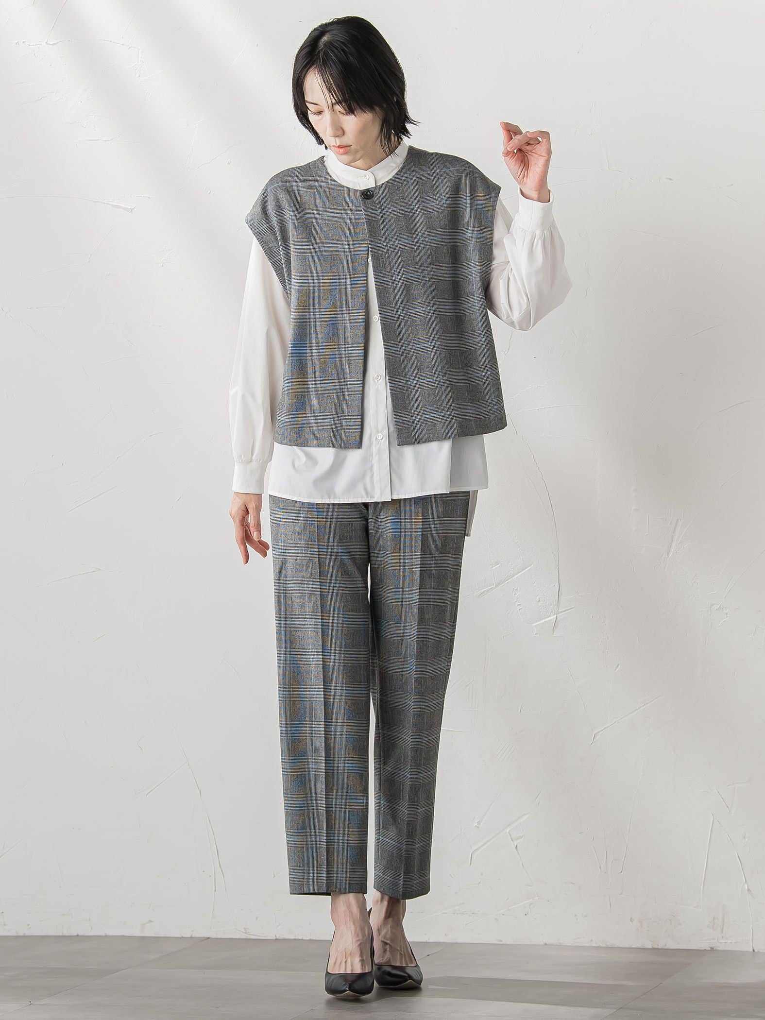 ピクシエスタストレートパンツ≪洗濯機で洗える≫