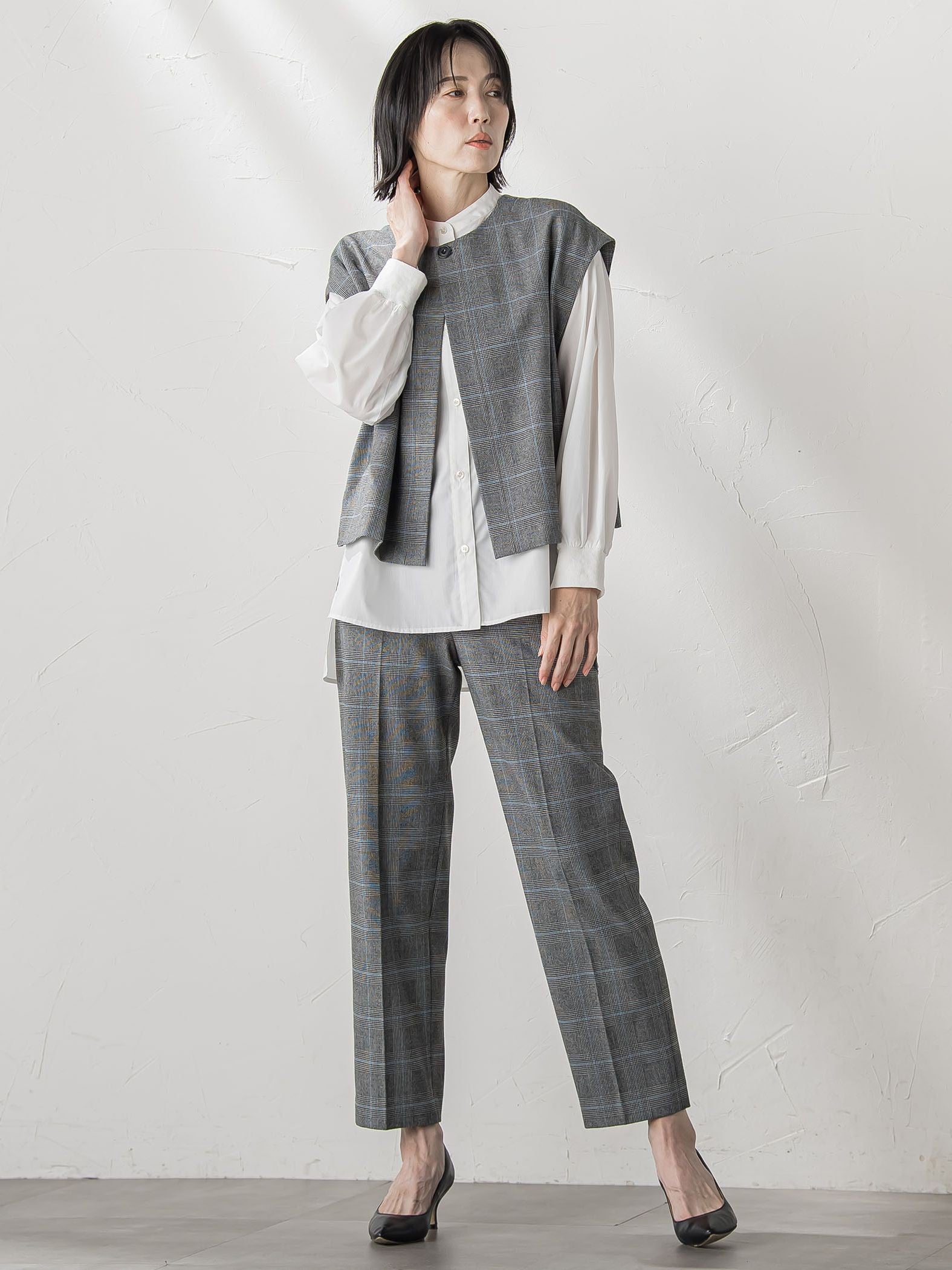 ピクシエスタストレートパンツ≪洗濯機で洗える≫