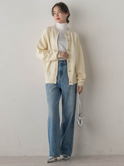 ウォッシャブルベア天竺カットソー≪洗濯機で洗える≫