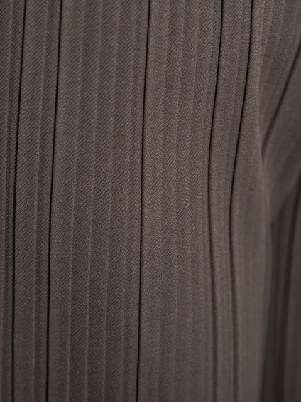 【WEB限定】裏起毛プリーツパンツ≪手洗い可能≫