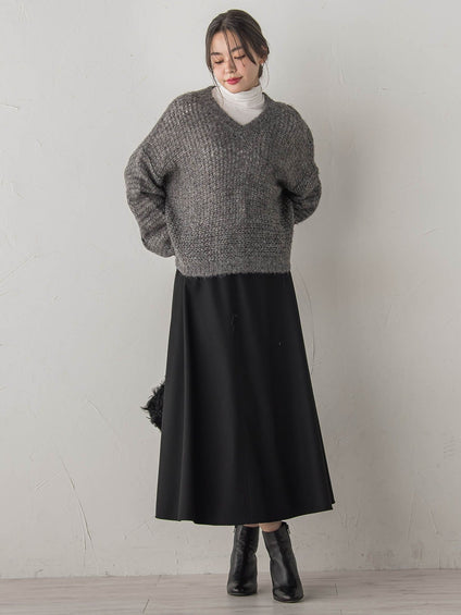 ウォッシャブルベア天竺カットソー≪洗濯機で洗える≫