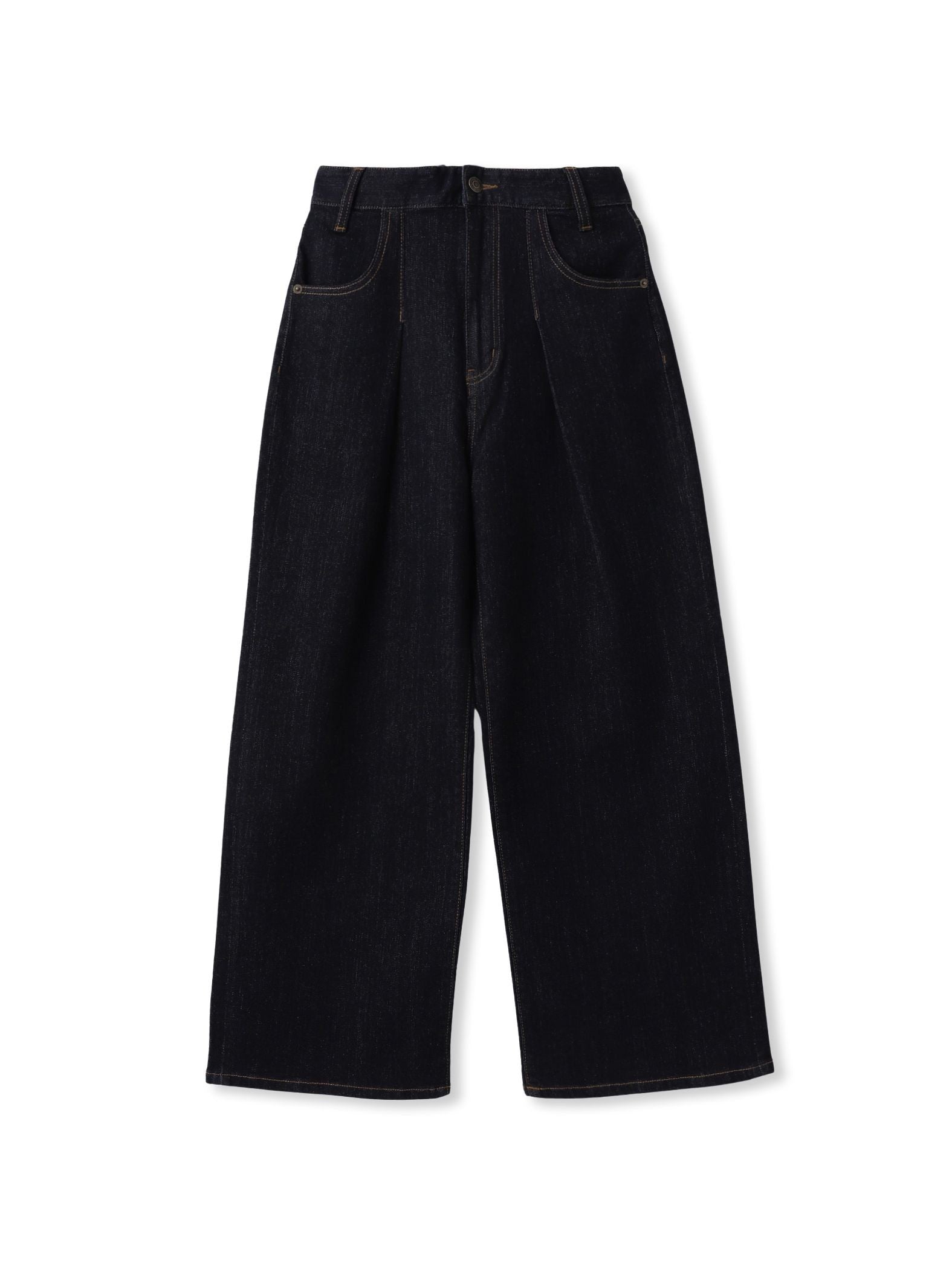 【WEB限定】365デニムパンツ ワイドシルエット≪洗える≫