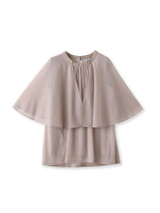 トリコットシフォンカットソー