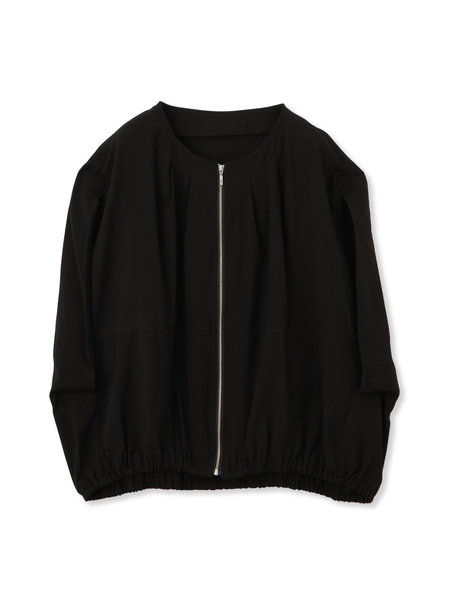 【WEB限定】スリットスリーブノーカラーブルゾン≪手洗い可能≫