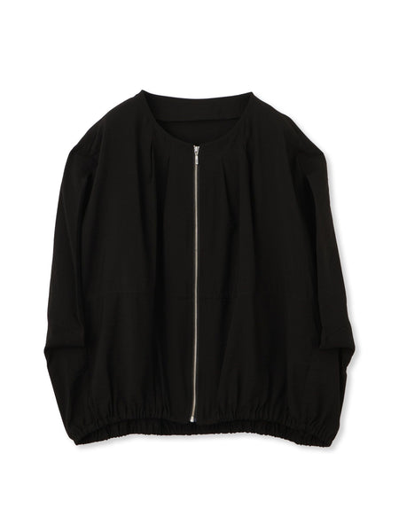 【WEB限定】スリットスリーブノーカラーブルゾン≪手洗い可能≫