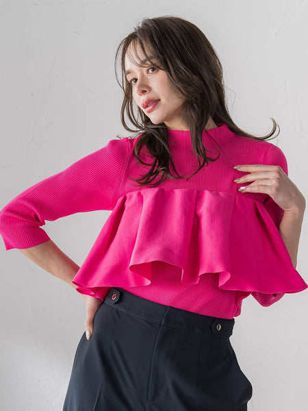 ケープ付き5wayニット