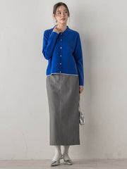 裏起毛タイトスカート≪手洗い可能≫