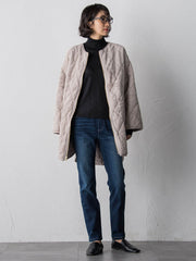 【大きいサイズ】ラメリブタートルニット