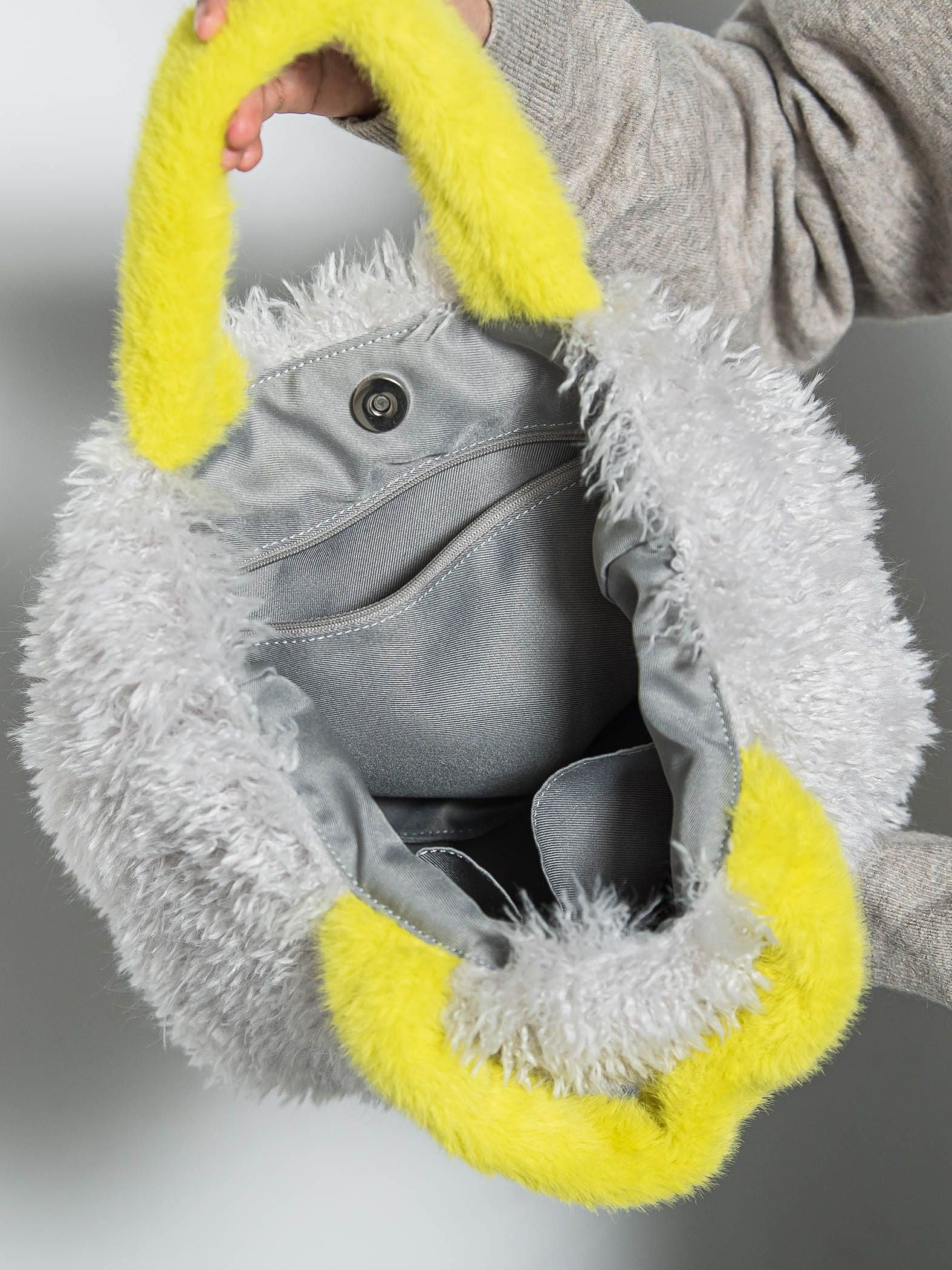 バイカラーエコファートートバッグ　S