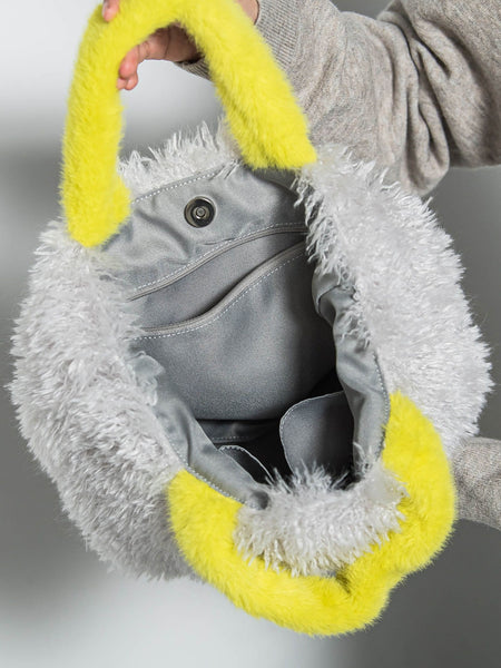 バイカラーエコファートートバッグ　S