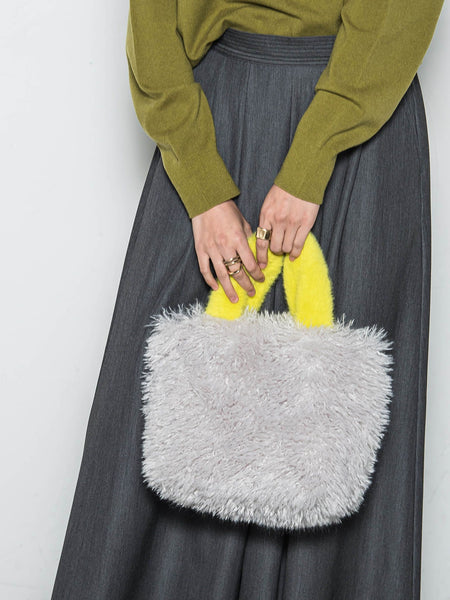 バイカラーエコファートートバッグ　S